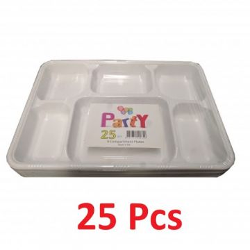 6 COMPARTMENT 25PCS