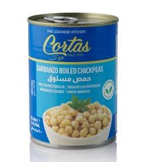 CORTAS- GARBANZO BOILED CHICKPEAS 400GM