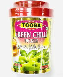TOOBA GREEN CHILLI PICKLE 1KG