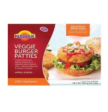 NANAK VEGGIE BURGER PATTIES 8PCS