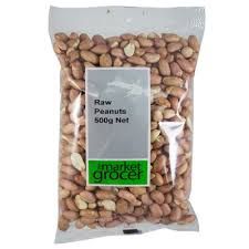 RAW PEANUTS 500GM