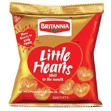 BRITANNIA LITTLE HEART 75G