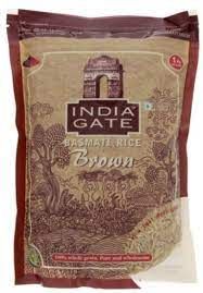 INDIA GATE BROWN BASMATI RICE 1KG