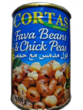 CORTAS- PEELED FAVA BEANS 400G