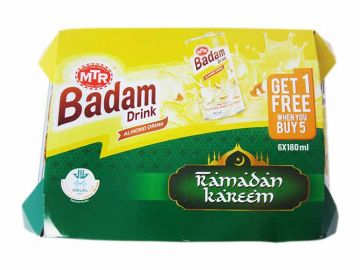 MTR BADAM DRINK 180ML  6PACK