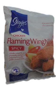 STEGGLES FLAMING WING NIBBLES 1KG