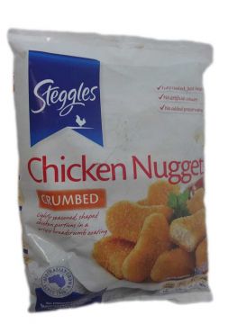 STEGGLES CRUMBED CH NUGGETS 1KG