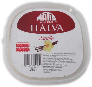 MATIS -DANILLA FLAVOURED HALVA 400G