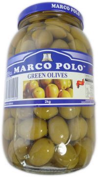 MARCO POLO- GREEN OLIVES 2KG