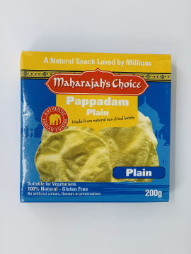 MAHARAJA CHOICE- PLAIN PAPPADAMS 200 GMS