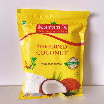 Karan's Frozen Shredded Coconut 400gms