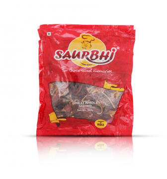 SAURBHI KASHMIRI CHILLI WHOLE 100G