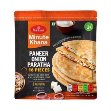 HALDIRAM PANEER ONION PARATHA 16PCS