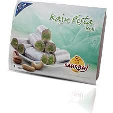 SAURBHI- KAJU PISTA ROLL 400G