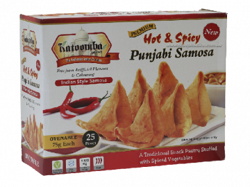 KATOOMBA PUNJABI SAMOSA HOT&SPICY 25PCS 75g