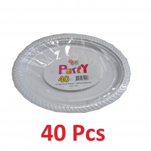 Large Oval Plates 40 pack