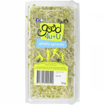 SPROUTS ALFALFA (125G TUB)