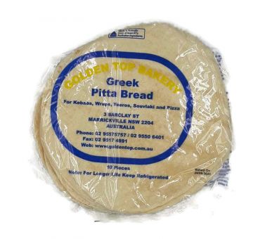 GREEK PITTA BREAD WHITE